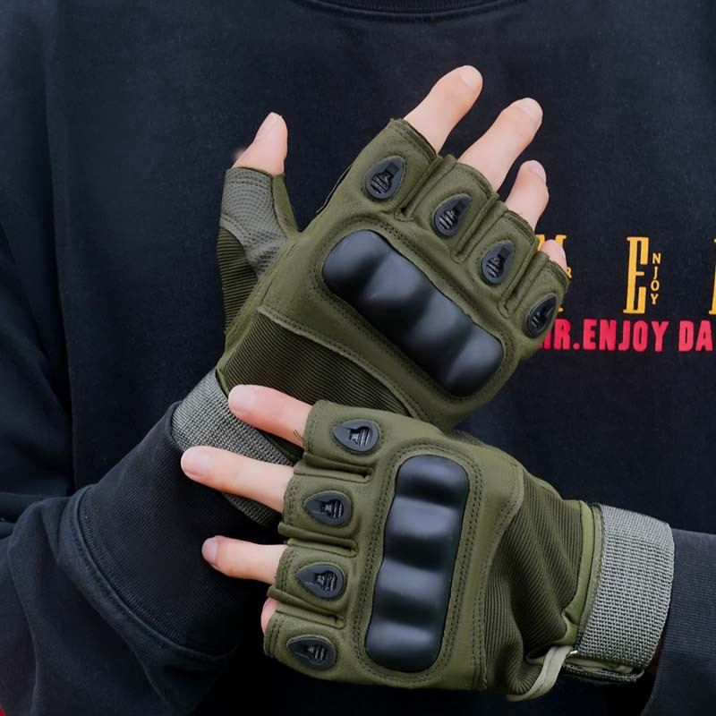 Outdoor Tactical Gloves Half F - Outdoor Hunting Gloves ulasan dan harga
