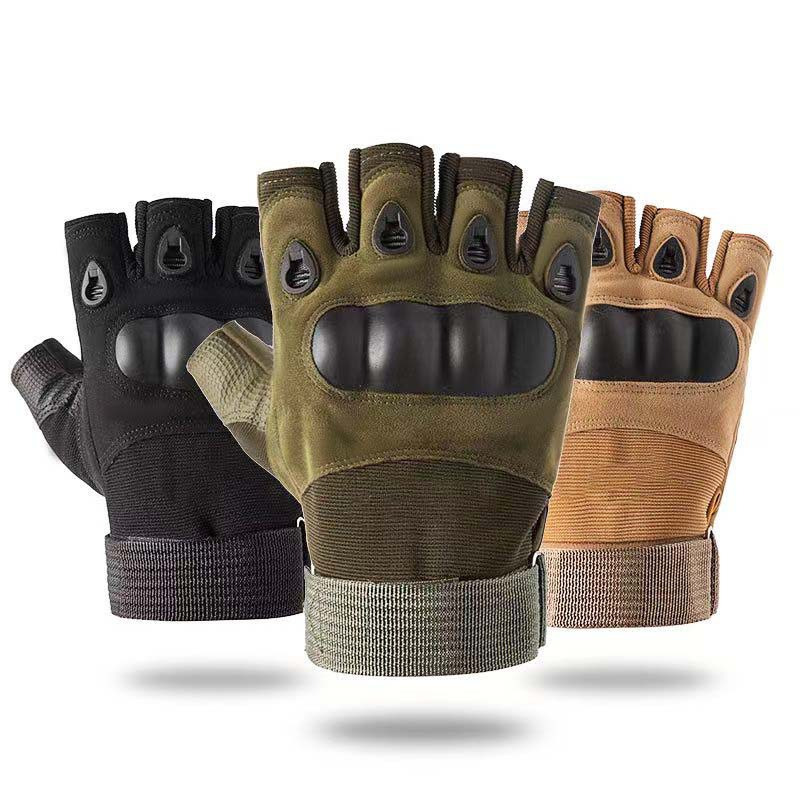 Outdoor Tactical Gloves Half F - Outdoor Hunting Gloves ulasan dan harga