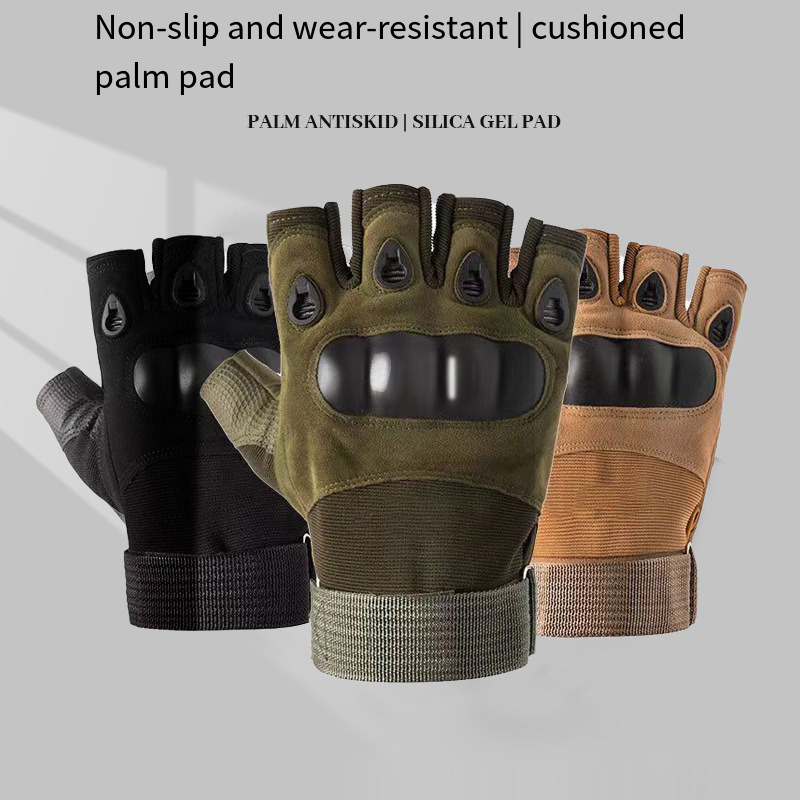 Outdoor Tactical Gloves Half F - Outdoor Hunting Gloves ulasan dan harga
