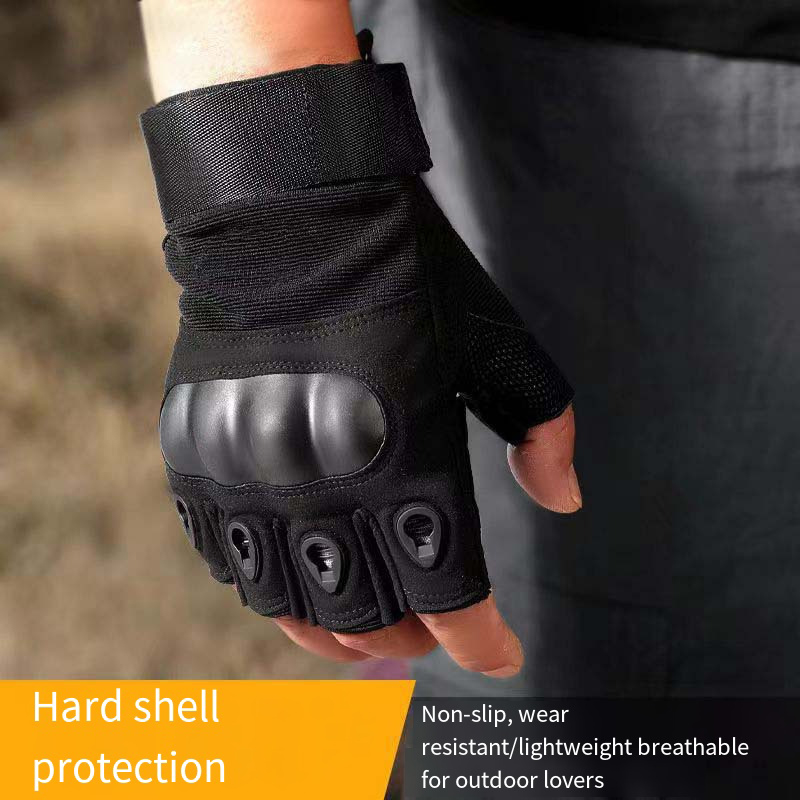 Outdoor Tactical Gloves Half F - Outdoor Hunting Gloves ulasan dan harga