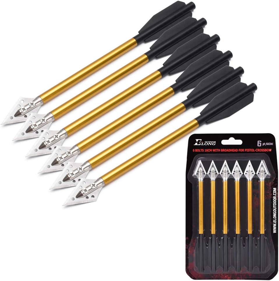 Aluminium Crossbow Bolts Arrow - Crossbow Bolt Broadhead ulasan dan harga