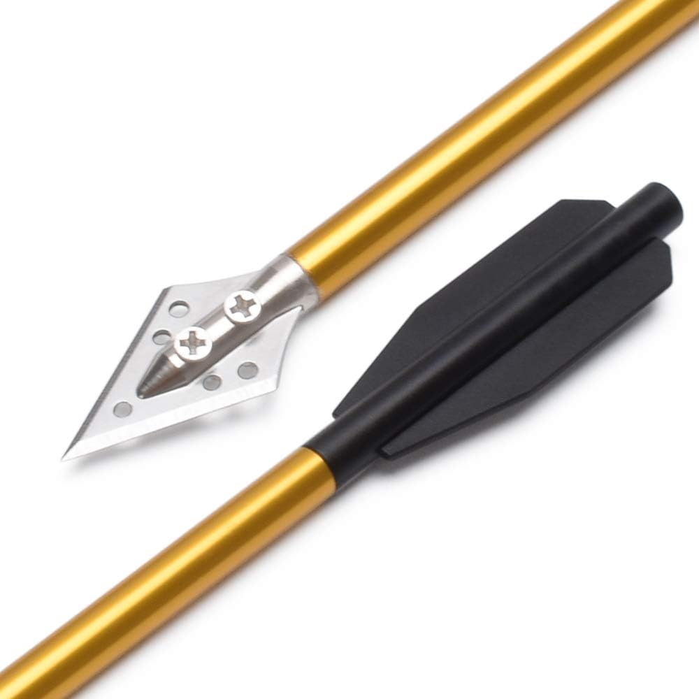 Aluminium Crossbow Bolts Arrow - Crossbow Bolt Broadhead ulasan dan harga