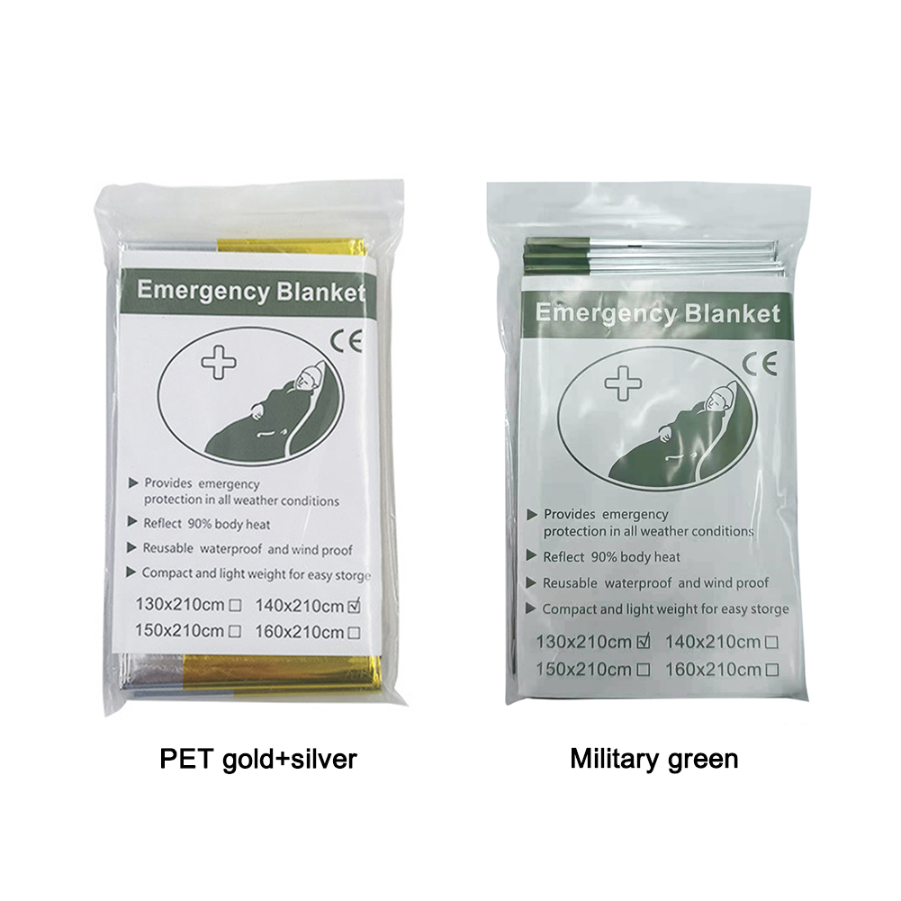 Foil Survive First Aid Kit Lig - Outdoor Hunting Blanket ulasan dan harga