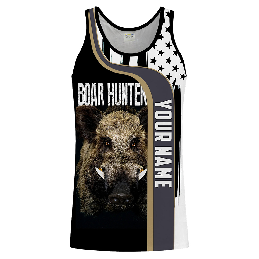 Custom Name Boar Hunter Tank T - Wildman Hunting & Outdoor Vanderbijlpark ulasan dan harga