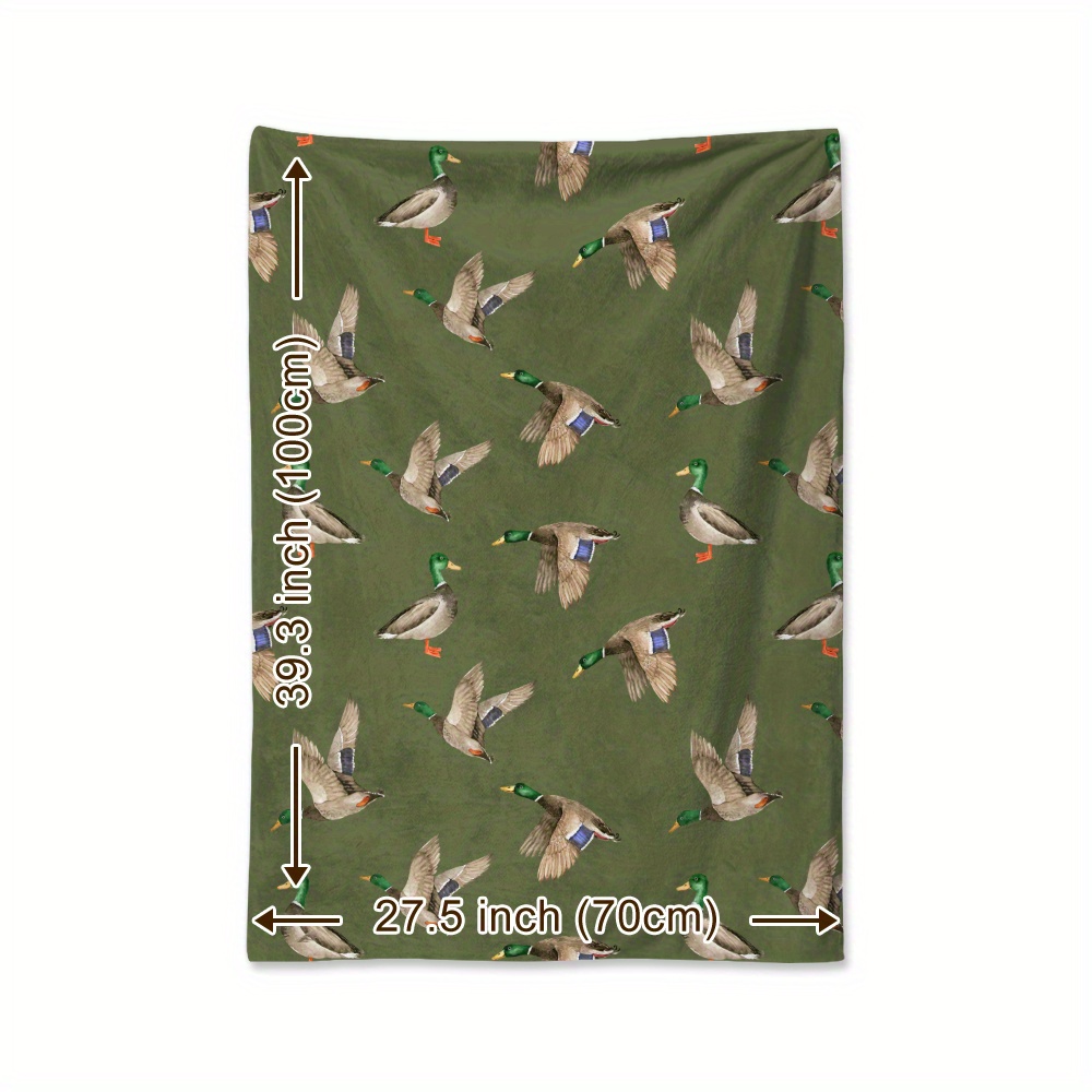 Mallard Duck Fleece Blanket Hu - Outdoor Hunting Blanket ulasan dan harga