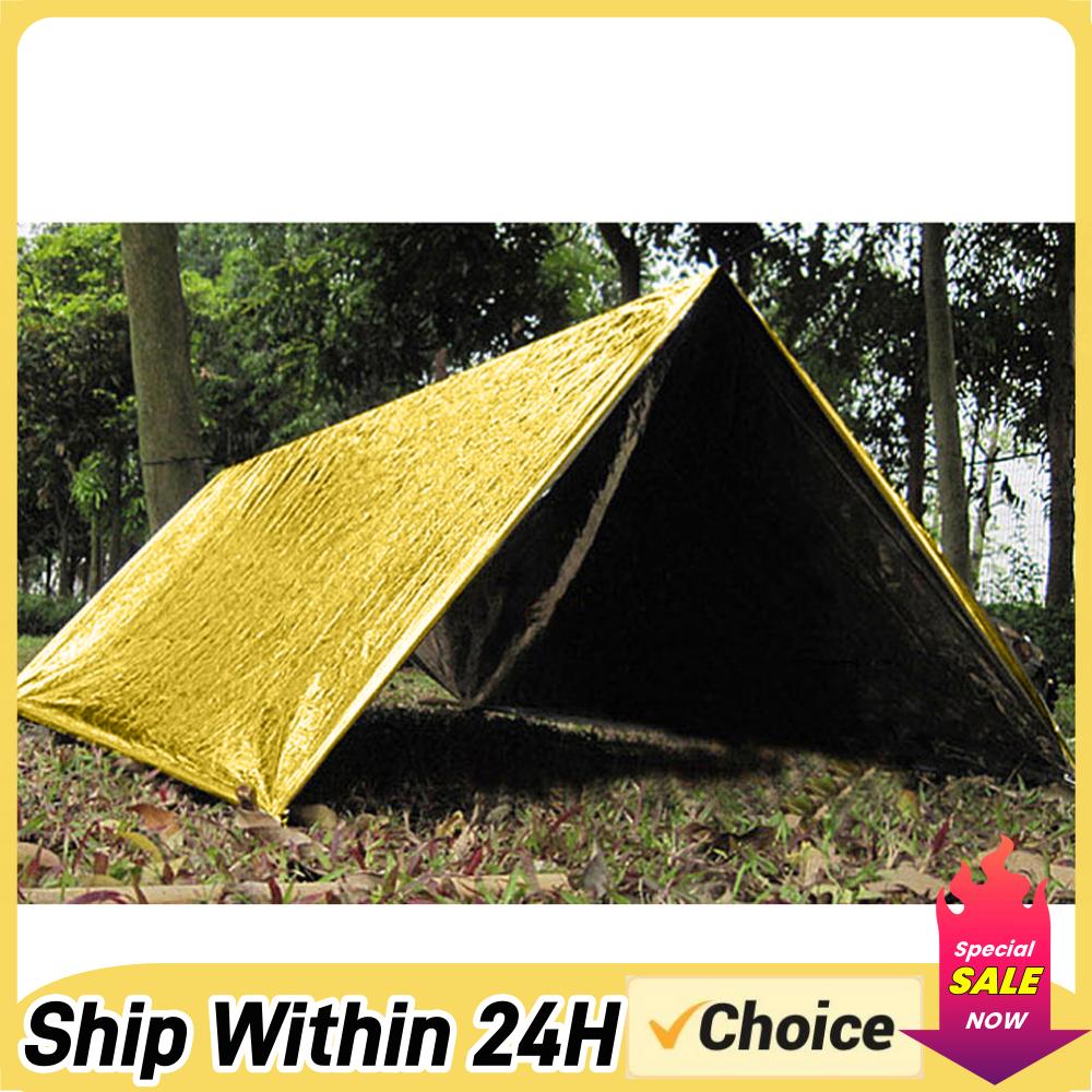 Foil Emergency Blanket Lightwe - Outdoor Hunting Blanket ulasan dan harga