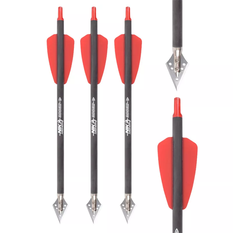 3-6pcs 7.5in Crossbow Bolts Ca - Crossbow Bolt Broadhead ulasan dan harga