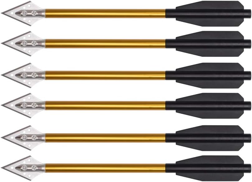Aluminium Crossbow Bolts Arrow - Crossbow Bolt Broadhead ulasan dan harga