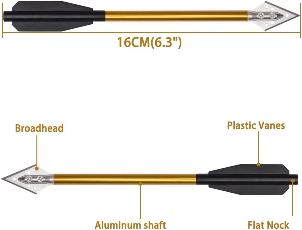 Aluminium Crossbow Bolts Arrow - Crossbow Bolt Broadhead ulasan dan harga