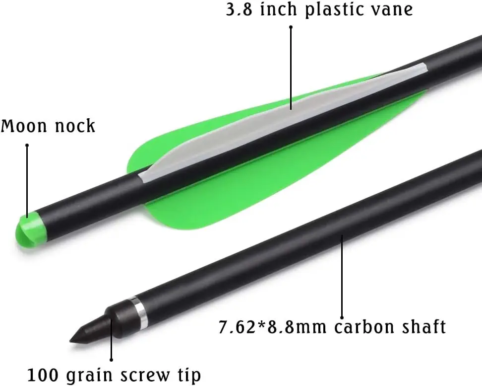 Elong Crossbow Bolts 20 Inch C - Crossbow Bolt Broadhead ulasan dan harga