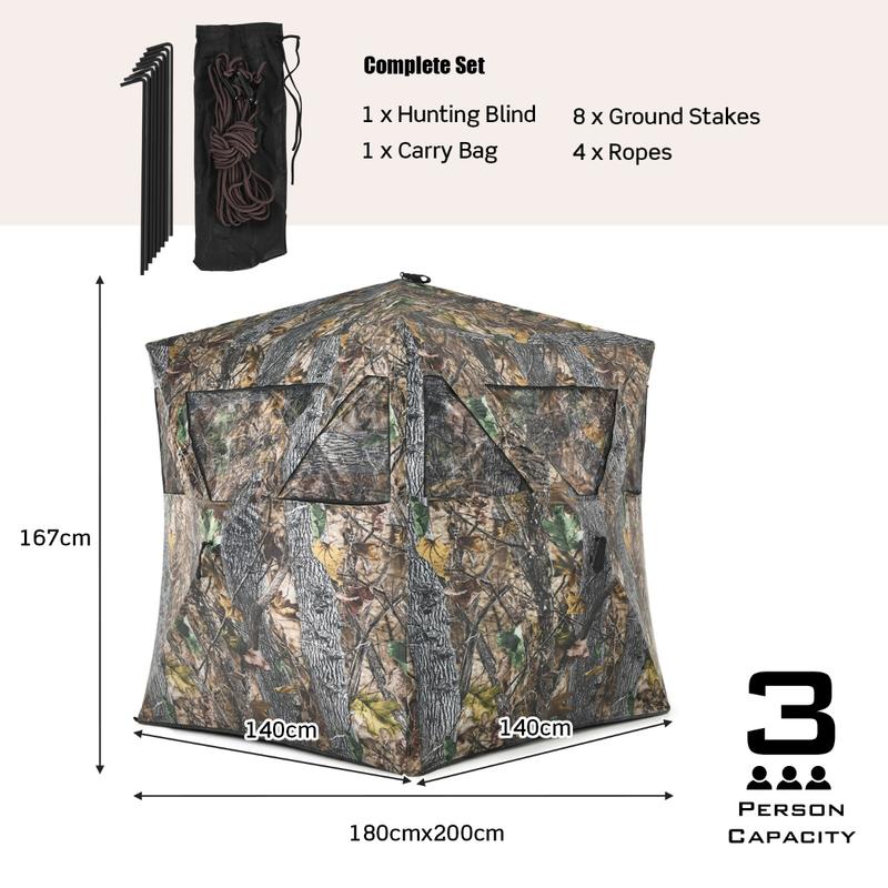 Portable Hunting Blind with Gr - Hunting & Outdoor Supplies Carterton Reviews ulasan dan harga