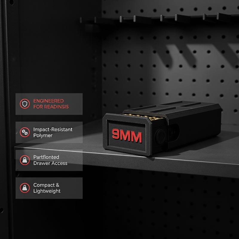 3D Printed 9mm  Storage Case 5 - Hunting And Outdoor Stores ulasan dan harga