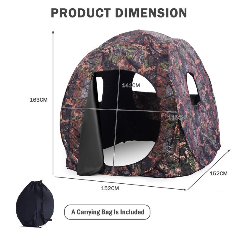 3 Person Pop Up Hunting Tent,  - Hunting & Outdoor Supplies Carterton Reviews ulasan dan harga