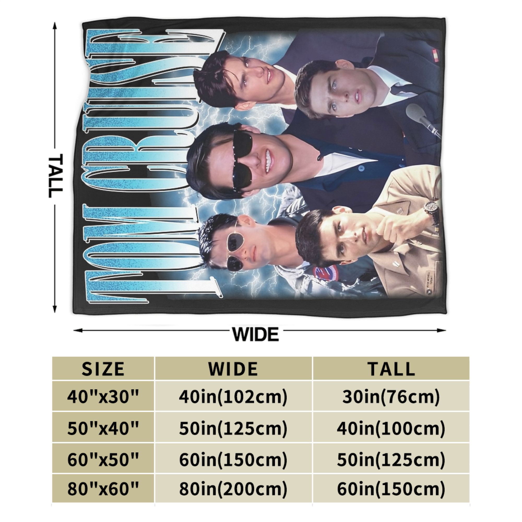 Tom Cruise 90s Vintage Ethan H - Outdoor Hunting Blanket ulasan dan harga