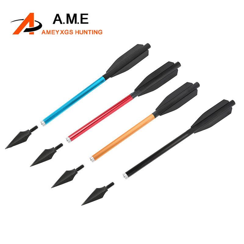 6/12pcs Aluminium Arrow Crossb - Crossbow Bolt Broadhead ulasan dan harga