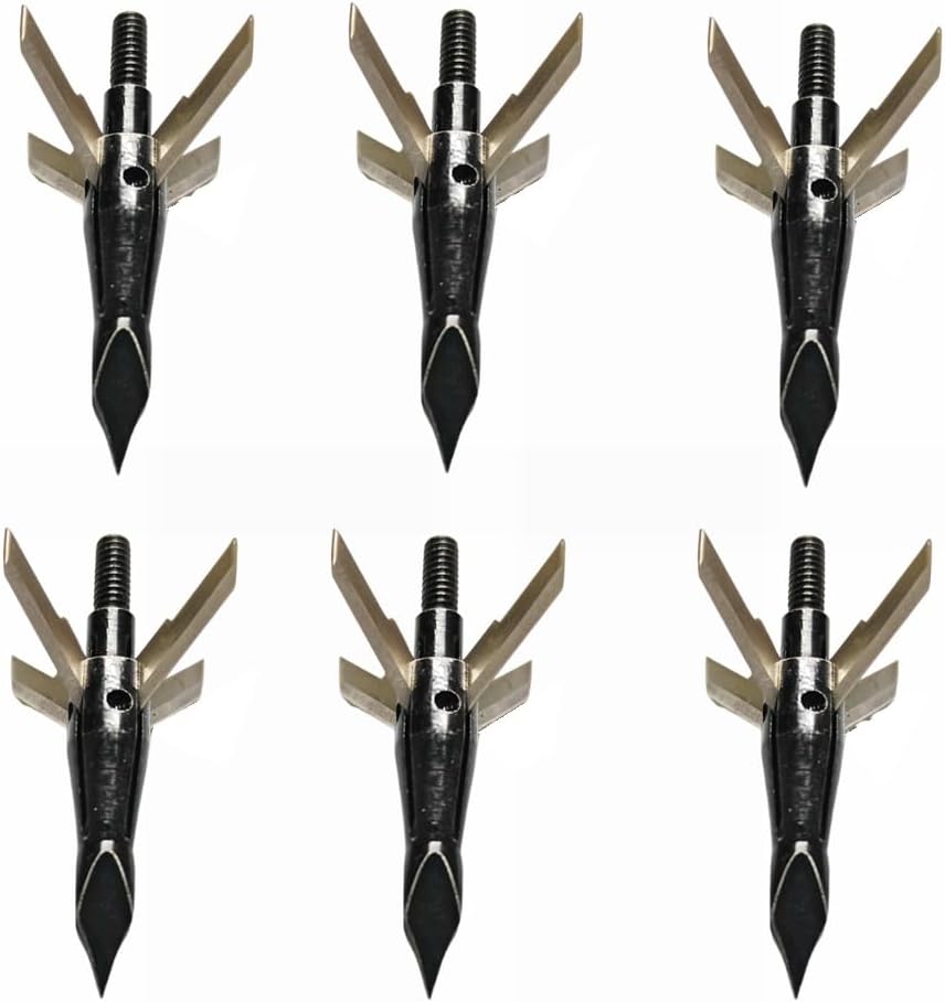 6PK Hunting Hybrid Broadhead 1 - Crossbow Bolt Broadhead ulasan dan harga