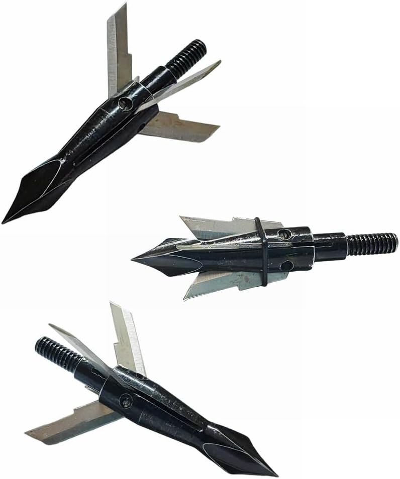 6PK Hunting Hybrid Broadhead 1 - Crossbow Bolt Broadhead ulasan dan harga