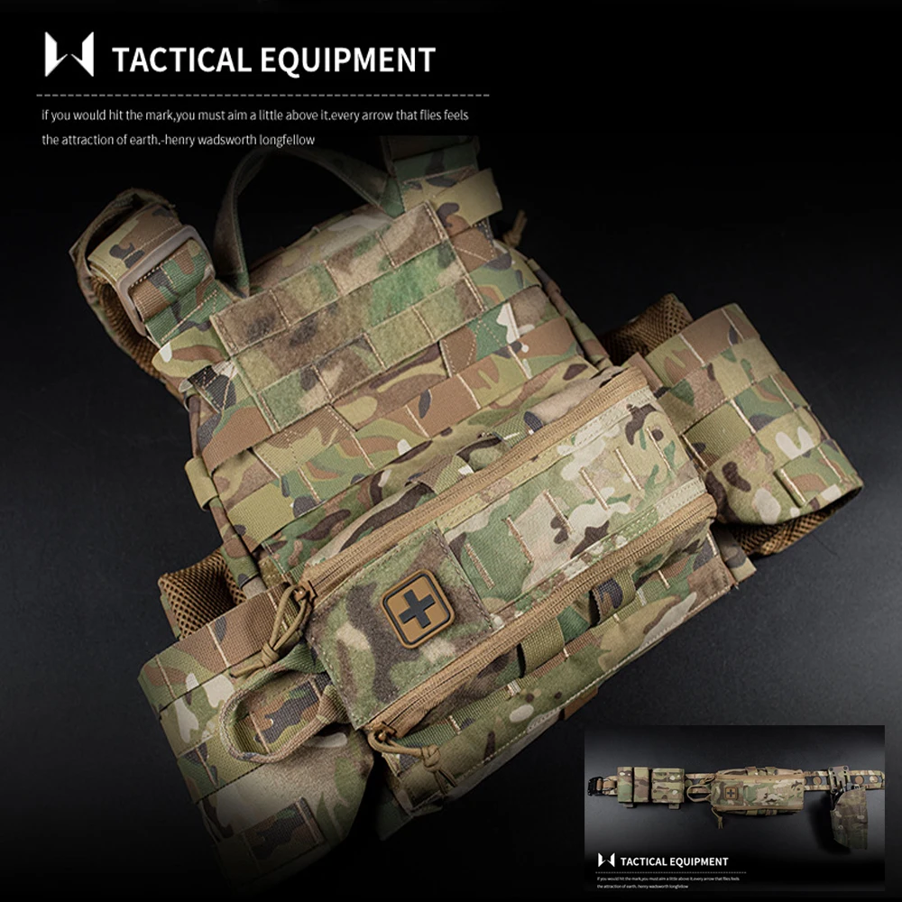 Camping First Aid Kit MOLLE Wa - Field Dressing Kit ulasan dan harga