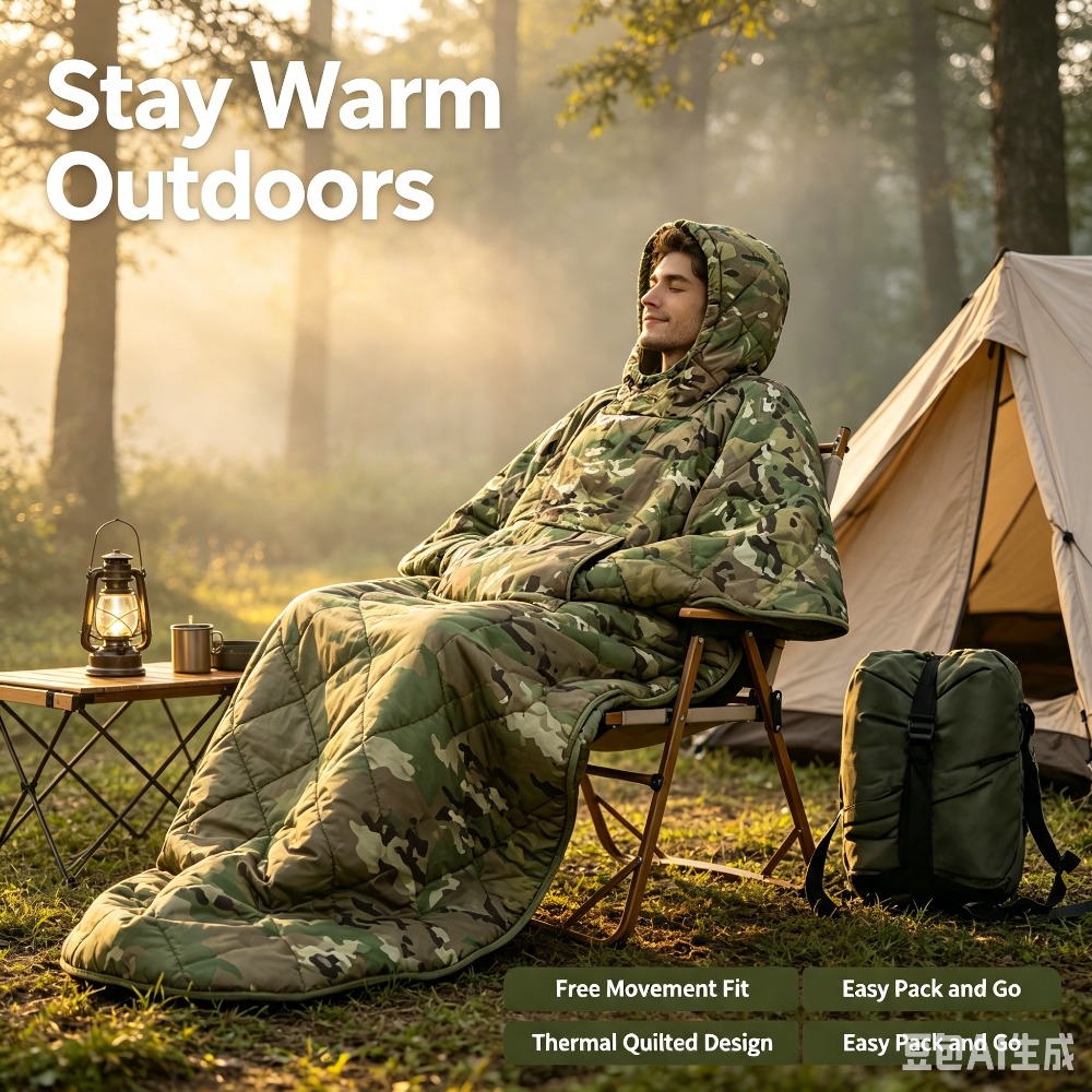 Camo Blanket Waterproof Insula - Outdoor Hunting Blanket ulasan dan harga