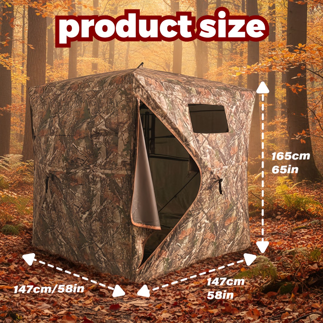 Camouflage Pop-Up Hunting Blin - Hunting & Outdoor Supplies Carterton Reviews ulasan dan harga