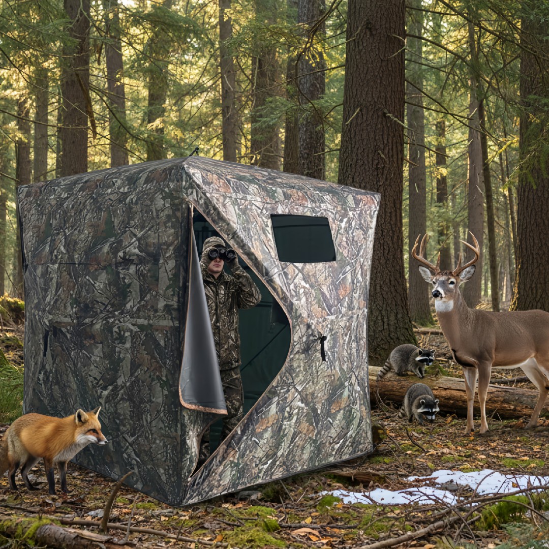 Camouflage Pop-Up Hunting Blin - Hunting & Outdoor Supplies Carterton Reviews ulasan dan harga