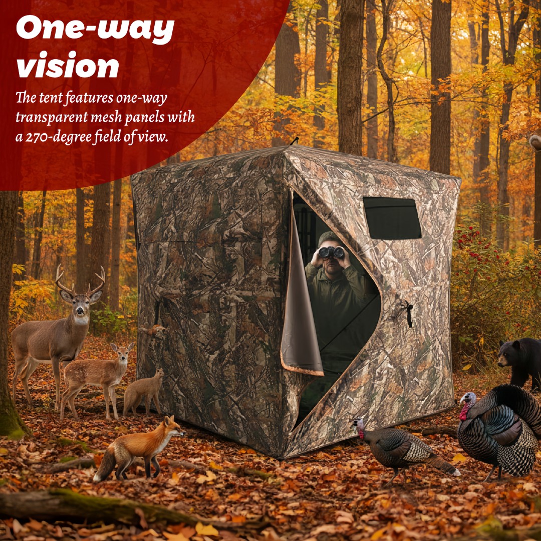 Camouflage Pop-Up Hunting Blin - Hunting & Outdoor Supplies Carterton Reviews ulasan dan harga