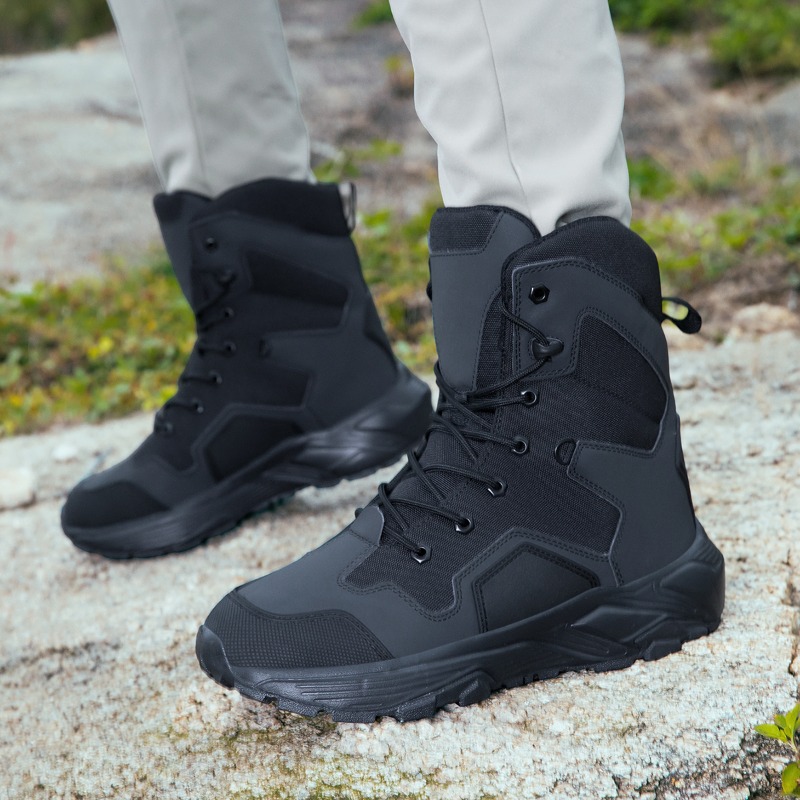 Men Tactical Boots Lace Up Wil - Wildman Hunting & Outdoor Vanderbijlpark ulasan dan harga