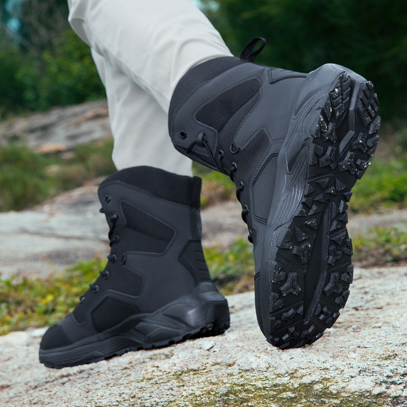 Men Tactical Boots Lace Up Wil - Wildman Hunting & Outdoor Vanderbijlpark ulasan dan harga