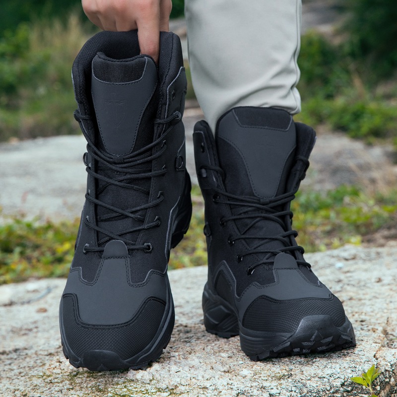 Men Tactical Boots Lace Up Wil - Wildman Hunting & Outdoor Vanderbijlpark ulasan dan harga