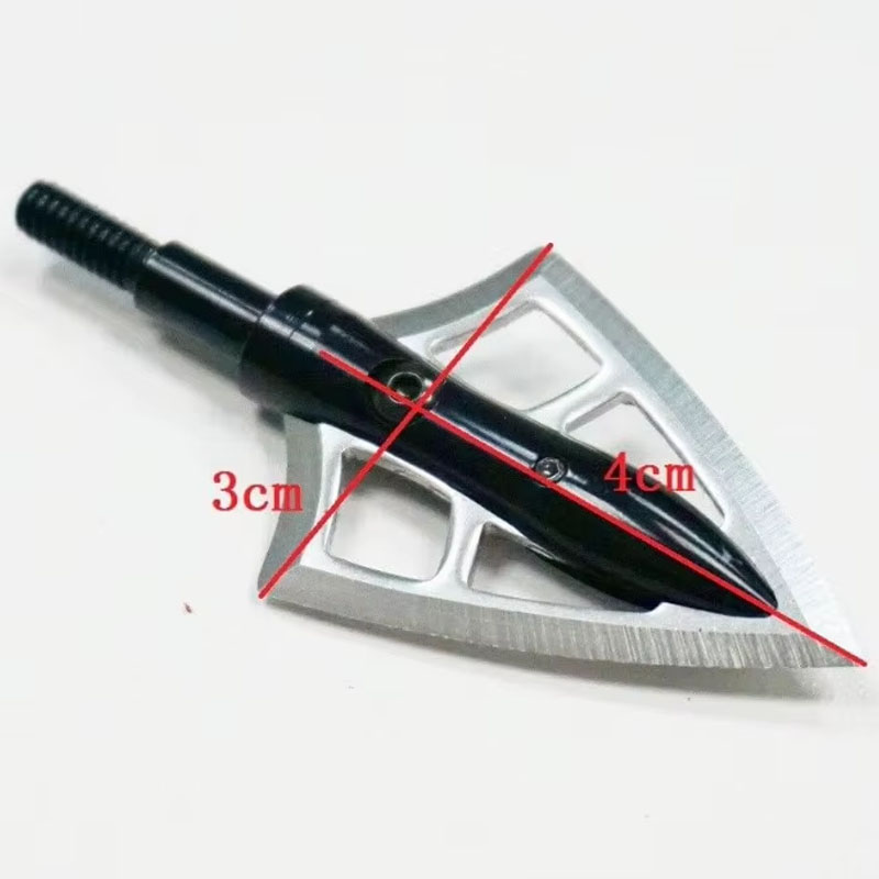 6PK Bow Hunting Broadhead 125  - Crossbow Bolt Broadhead ulasan dan harga