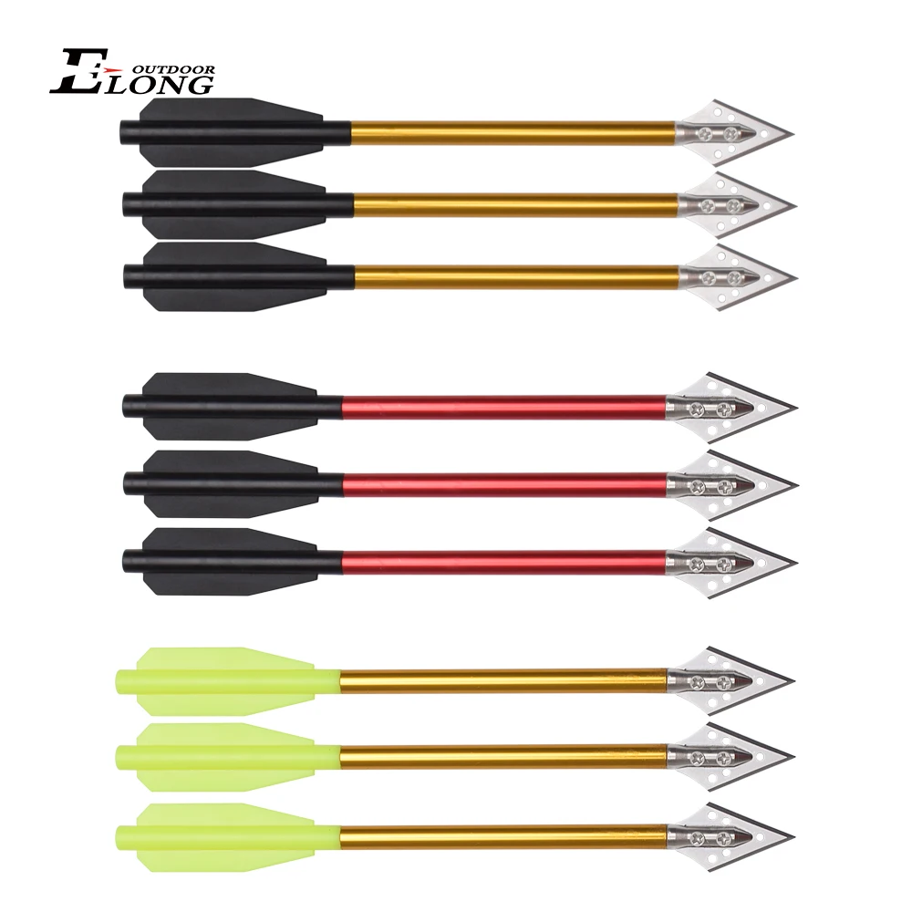 3PCS Aluminium Crossbow Bolts  - Crossbow Bolt Broadhead ulasan dan harga
