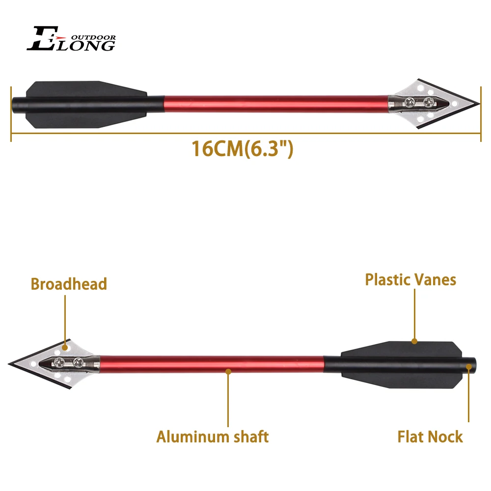 3PCS Aluminium Crossbow Bolts  - Crossbow Bolt Broadhead ulasan dan harga